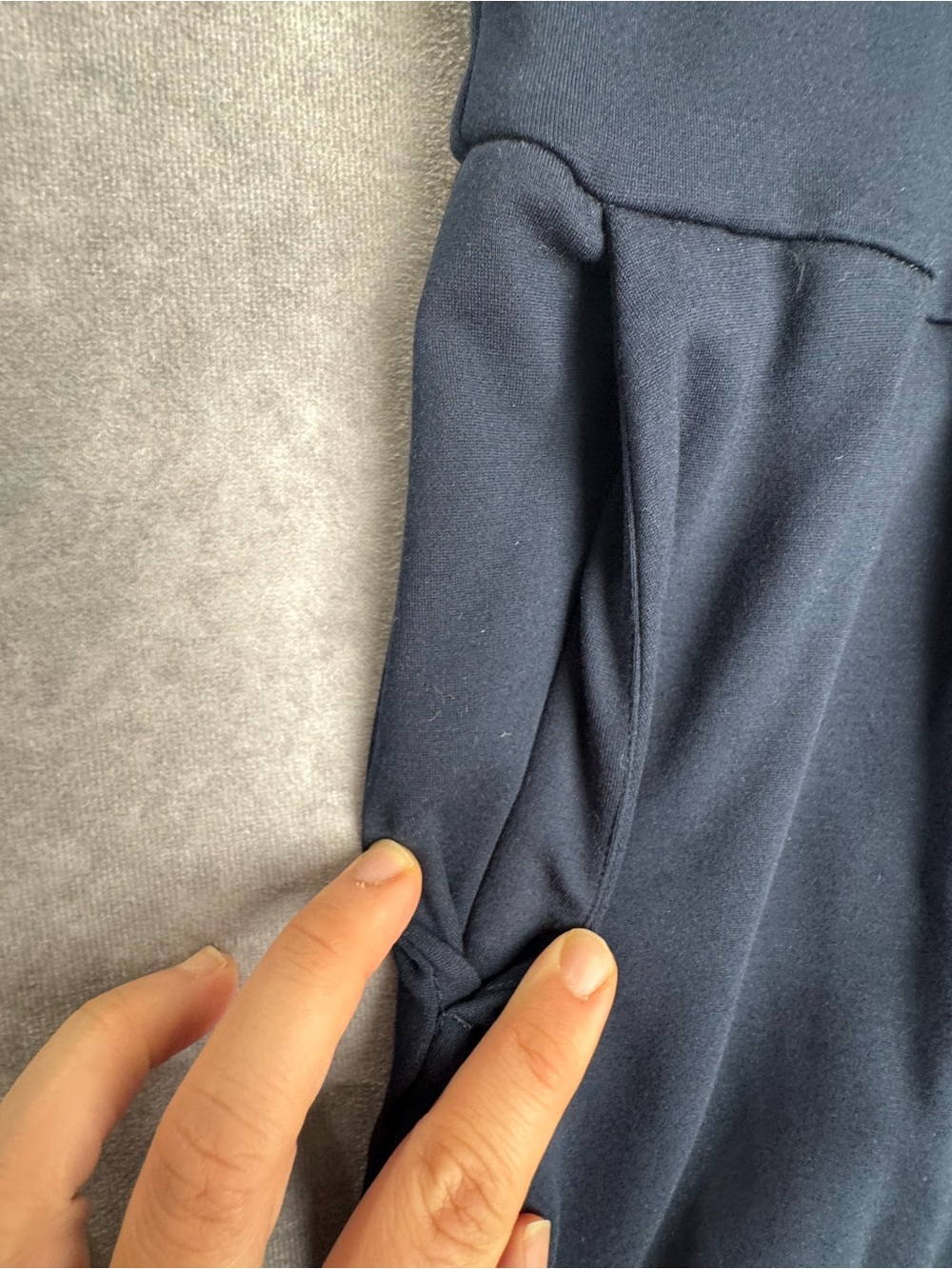 Wide Leg Jumpsuit Navy Size 6 Kit and Ace Autumn Wedding Guest Outfit - Picture 5 of 7